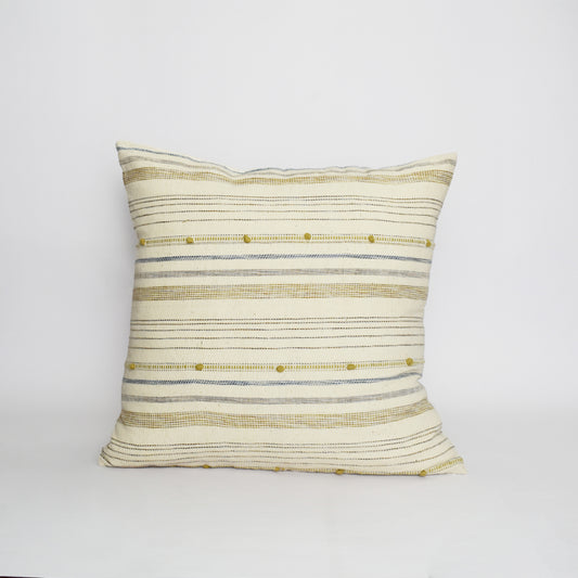 Striped Flow - Handwoven Kala Cotton Cushion cover