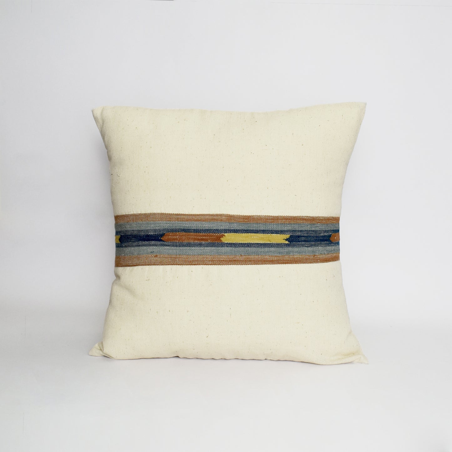 Linear - Handwoven Kala Cotton Cushion cover