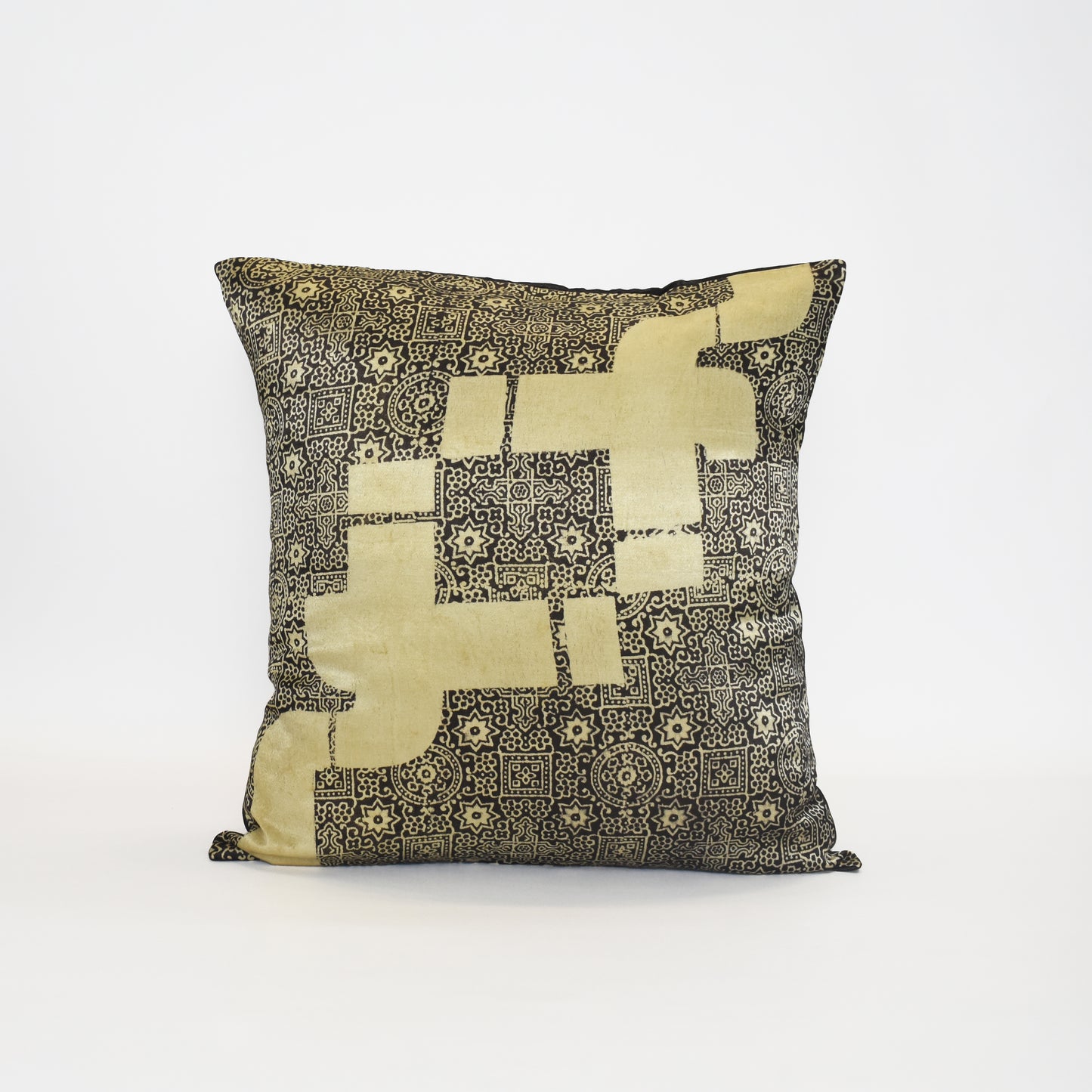 Focus - Hand-Block Printed Ajrakh Cushion cover